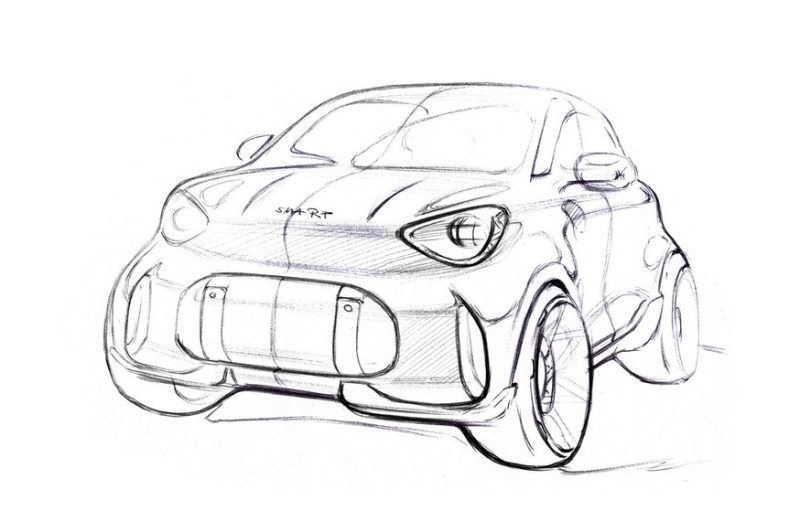 Кроху smart #2 показали на официальных изображениях