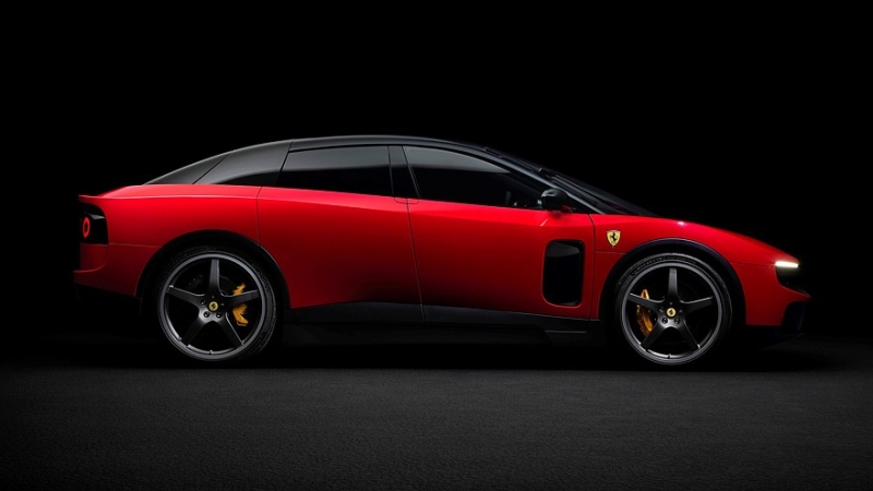 Электрический лифтбек Ferrari Luce: шок-дизайн, 4 мотора, 1050 л.с. и 2,5 с до &laquo;сотни&raquo;