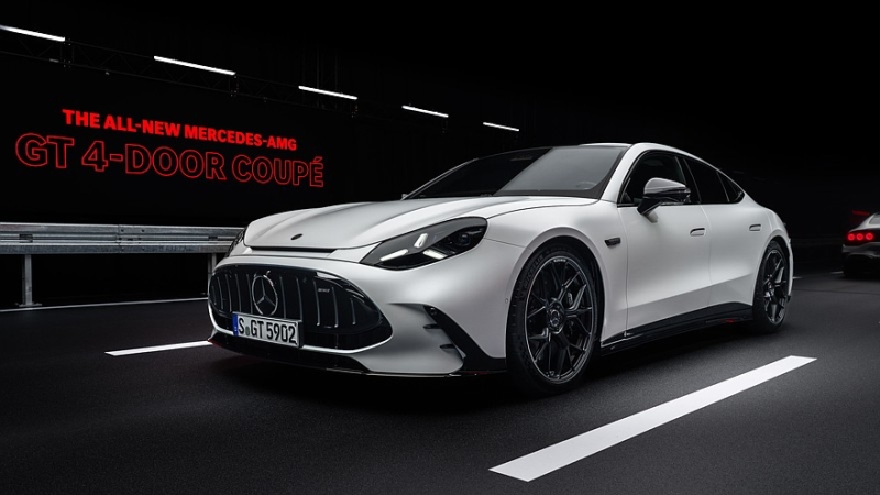 Новый Mercedes-AMG GT 4-door Coupe получил трёхмоторную 1169-сильную установку