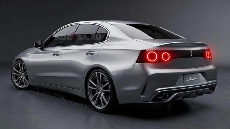 Новый седан Nissan Skyline: первые изображения