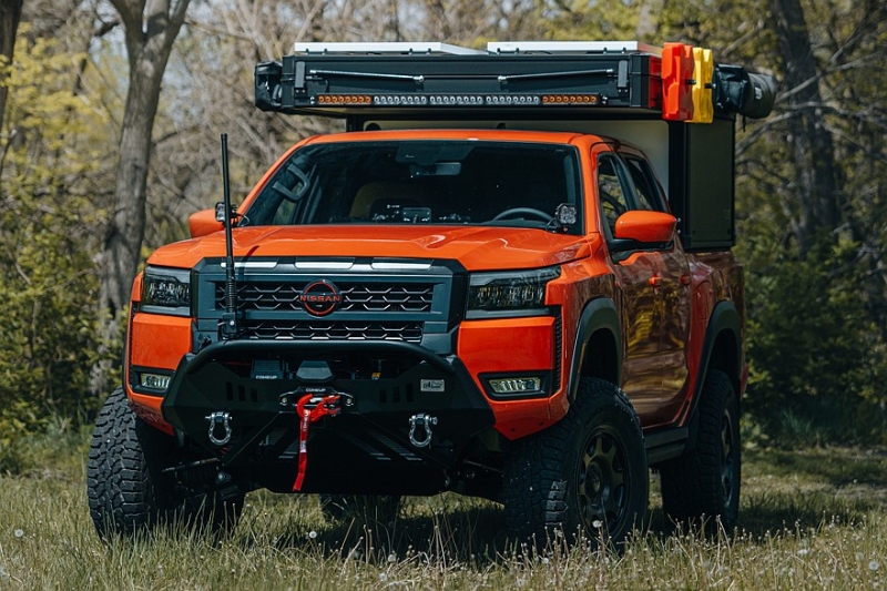 Пикап Nissan Frontier превратился в дом для автопутешественников