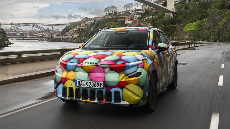 Skoda показала интерьер нового кроссовера Epiq на первых эскизах