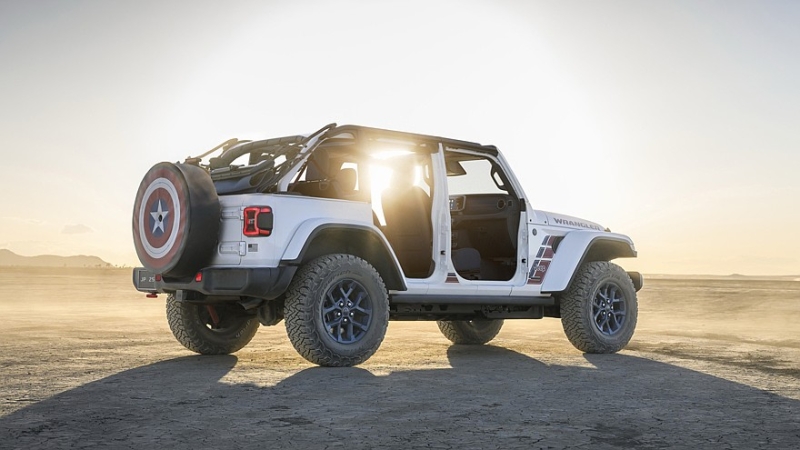 Внедорожник Jeep Wrangler обзавёлся супергеройской спецверсией America250