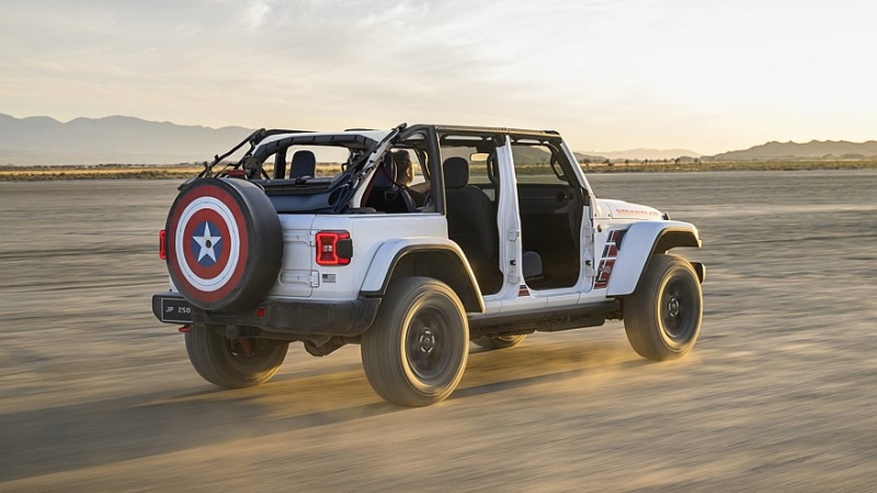 Внедорожник Jeep Wrangler обзавёлся супергеройской спецверсией America250