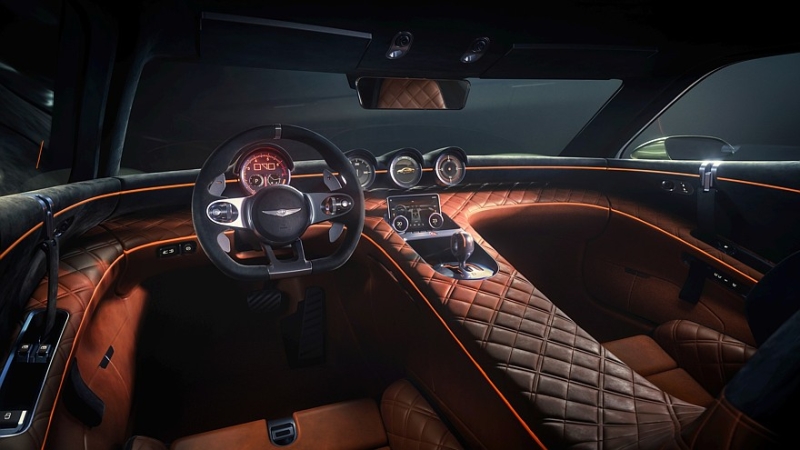 Суперкар Genesis Magma GT: обновлён дизайн, раскрыт салон, показана гоночная версия GT3