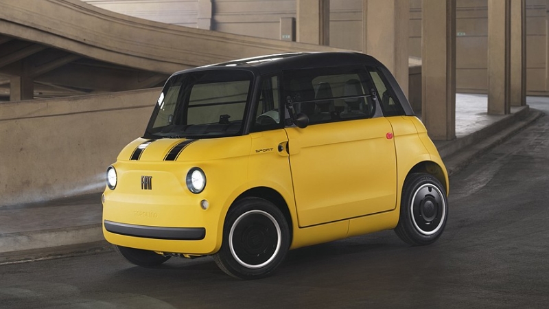 Fiat подготовил спецверсию Topolino Sport и концепт Multiplina