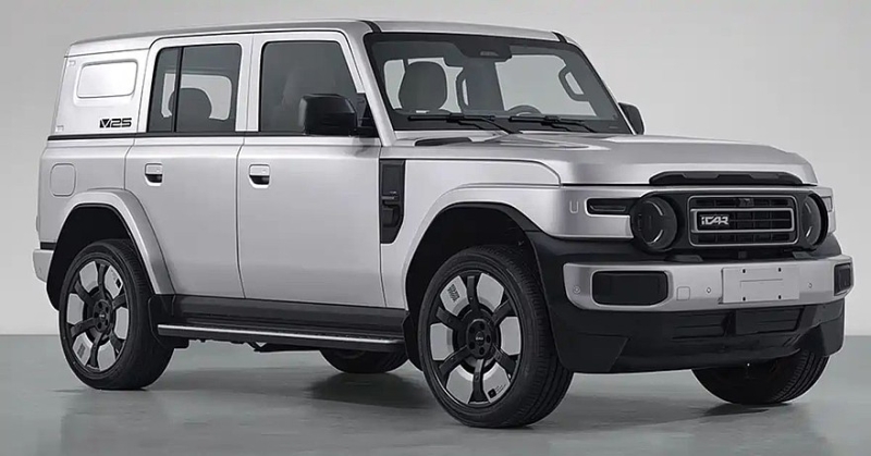 К дебюту готовится новый кроссовер iCar V25 с дизайном «под ретро»