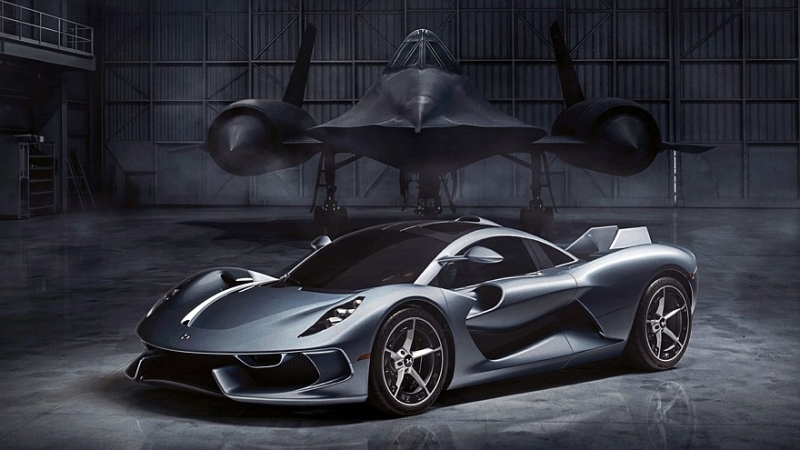 Hennessey Blackbird: аналоговый суперкар в авиационном стиле с атмосферным V8 и МКП