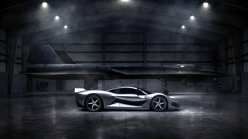 Hennessey Blackbird: аналоговый суперкар в авиационном стиле с атмосферным V8 и МКП