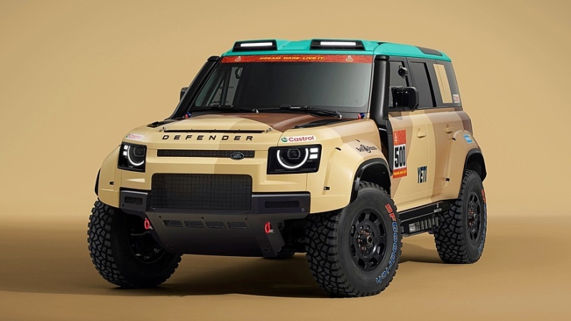 Land Rover готовит экстремальный Defender Dakar с 635-сильным V8 и &laquo;режимом полёта&raquo;