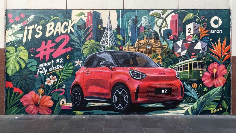 Новая «кроха» smart #2 готовится к скорому дебюту: показана внешность