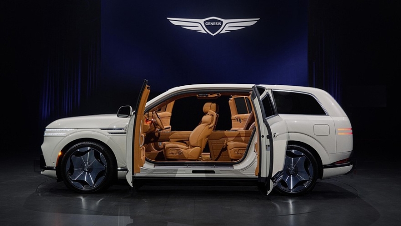 Рассекречен роскошный флагманский кроссовер Genesis GV90