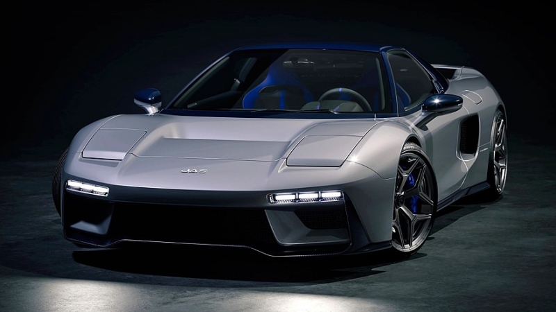 Рестомод JAS Tensei на базе Honda NSX показал салон в ожидании скорой премьеры