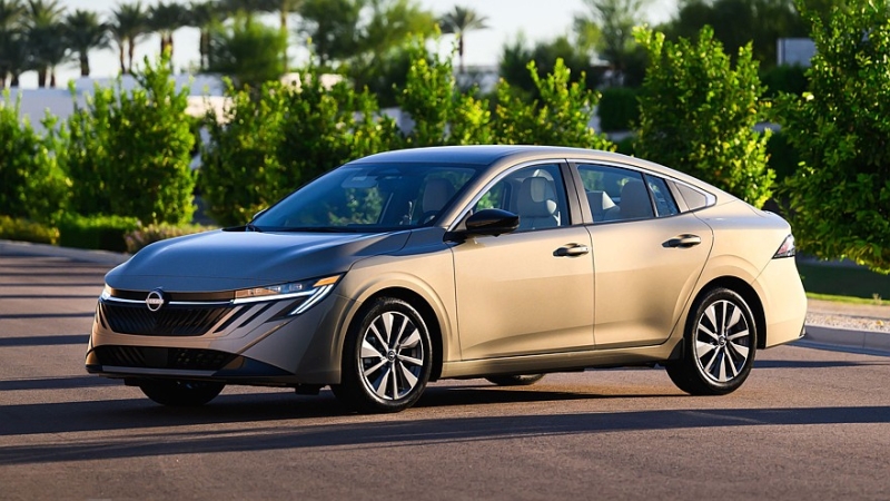 Седан Nissan Sentra слегка обновился и получил &laquo;затемнённую&raquo; версию