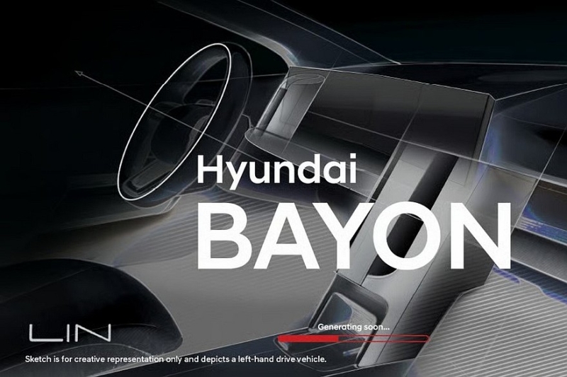 Кроссовер Hyundai Bayon в угловатом стиле: новые официальные кадры