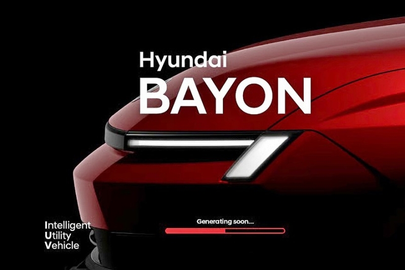 Кроссовер Hyundai Bayon в угловатом стиле: новые официальные кадры