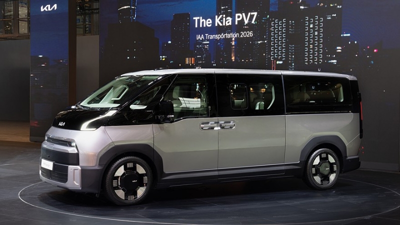 Рассекречен Kia PV7, который поборется за покупателей с Ford E-Transit Custom