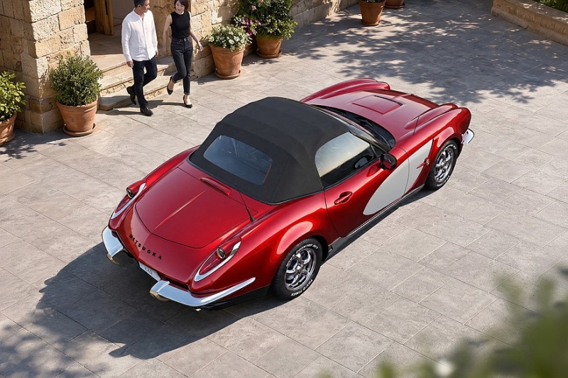 Родстер Mitsuoka LA1: вдохновлён классическим Chevrolet Corvette, сделан на базе Mazda MX-5