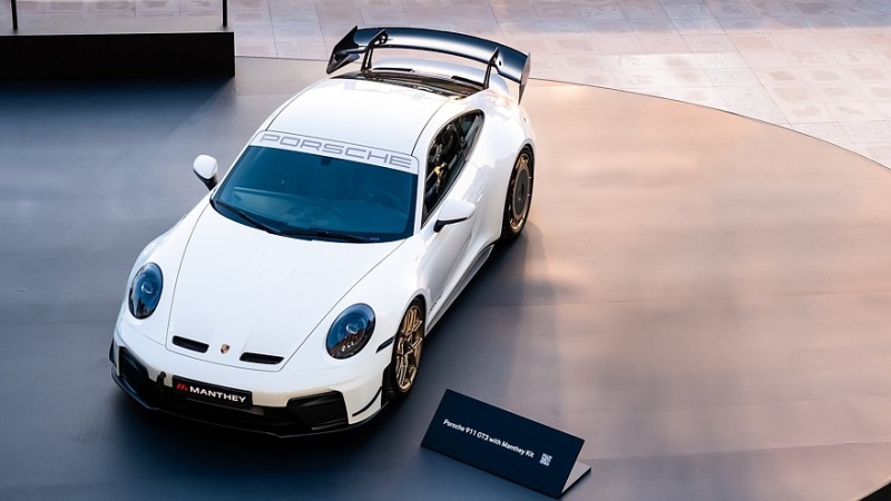 Porsche 911 GT3 Manthey Kit: более эффективная аэродинамика и доработанное шасси